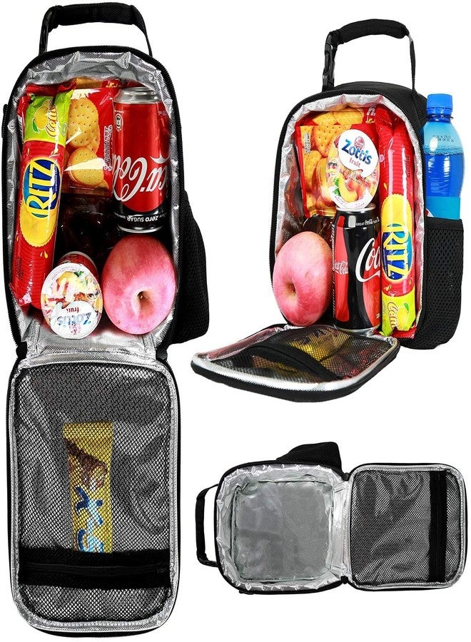 7-Mi Kids Lunch Bag Reusable 3D Design Snack Shoulder Bags with Zipper Online Insulated Thermal Girls Boys Lunch Tote Bags Cooler Box for Picnic(Horse) - Image 4